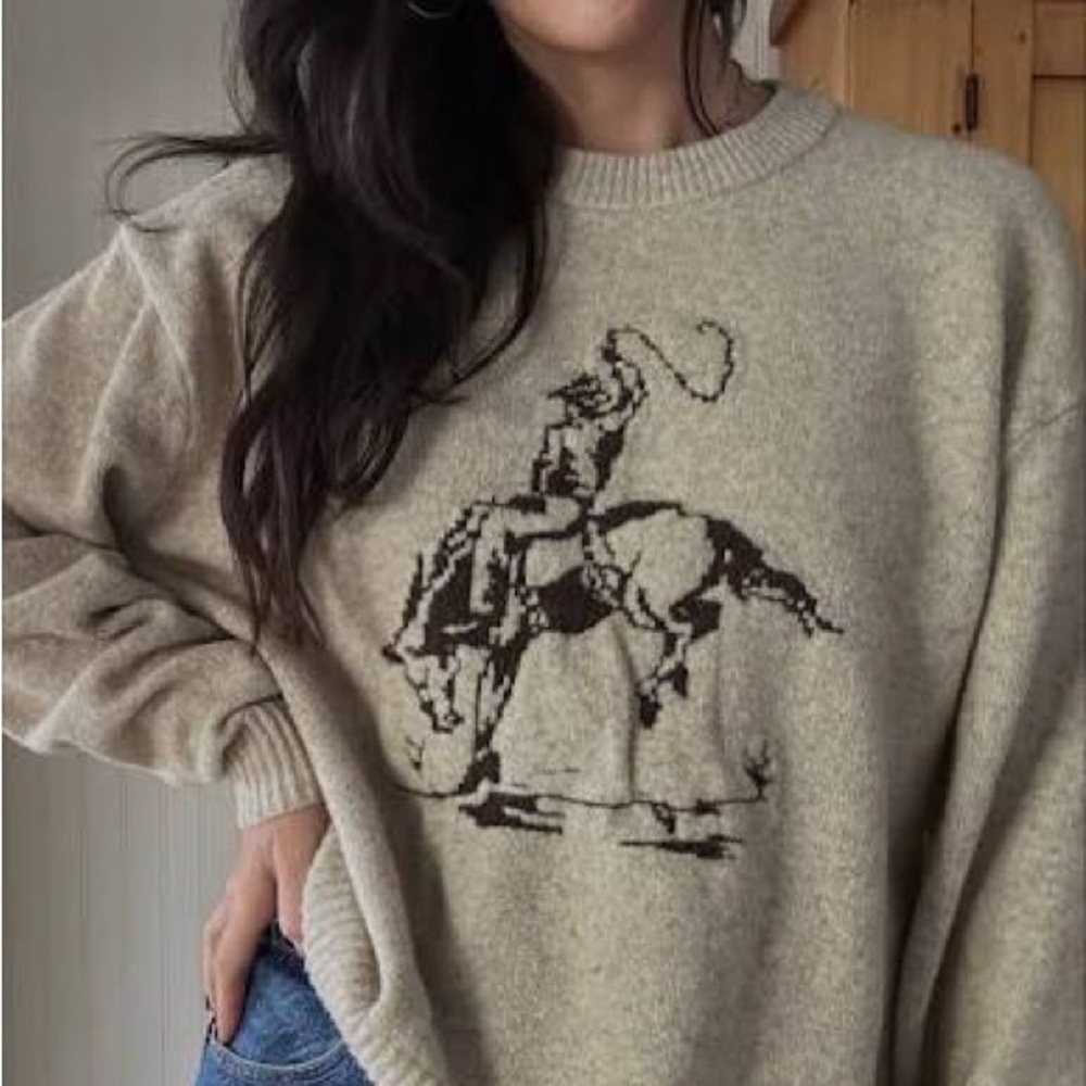 Abercrombie & Fitch Horse Sweater